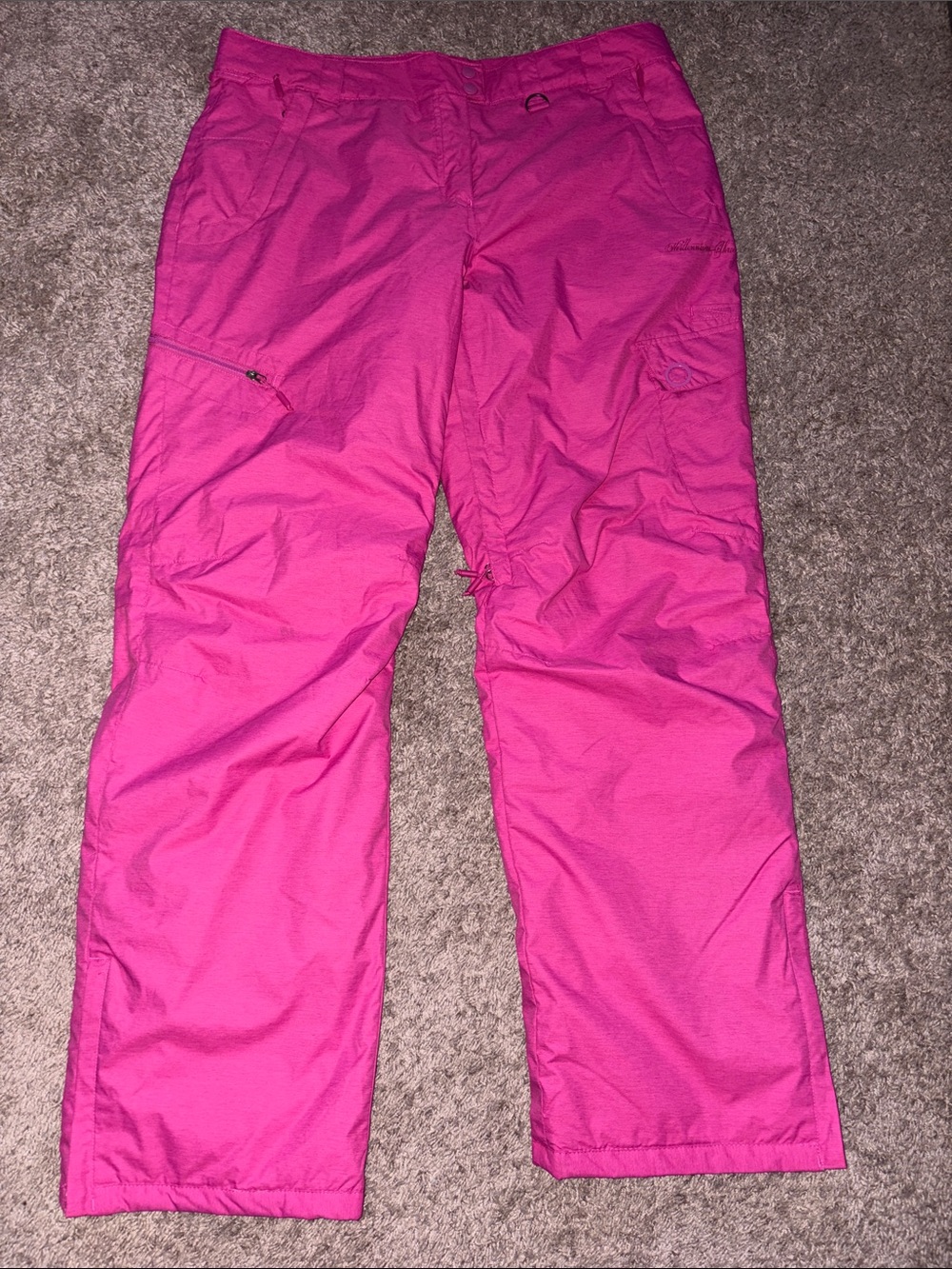 Women’s Hot Pink Insulated Snow Jogger Pants